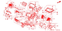 INSTRUMENTEN AFWERKING (COTE DE CONDUCTEUR) (LH) voor Honda CR-V DIESEL 1.6 EXECUTIVE NAVI 4WD 5 deuren 6-versnellings handgeschakelde versnellingsbak 2016
