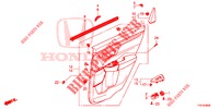 ACHTER PORTIER VOERING(4DE)  voor Honda CR-V HYBRID 2.0 BASE 5 deuren CVT elektronische versnellingsbak 2019