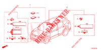 BEDRADINGSBUNDEL (4) (LH) voor Honda CR-V HYBRID 2.0 BASE 5 deuren CVT elektronische versnellingsbak 2019