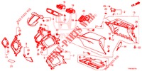 INSTRUMENTEN AFWERKING (COTE DE PASSAGER) (LH) voor Honda CR-V HYBRID 2.0 BASE 5 deuren CVT elektronische versnellingsbak 2019