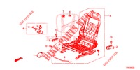 V. ZITTING COMPONENTEN (D.) (1) voor Honda CR-V HYBRID 2.0 BASE 5 deuren CVT elektronische versnellingsbak 2019