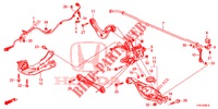 ACHTER ONDER ARM/RADIUS STANG (4WD) voor Honda CR-V HYBRID 2.0 MID 5 deuren CVT elektronische versnellingsbak 2019