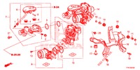 CILINDERSET, TANDEM MOTO (LH) voor Honda CR-V HYBRID 2.0 MID 5 deuren CVT elektronische versnellingsbak 2019