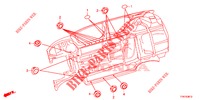 DOORVOERTULLE (INFERIEUR) voor Honda CR-V HYBRID 2.0 MID 5 deuren CVT elektronische versnellingsbak 2019
