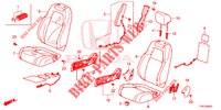 VOOR ZITTING/VEILIGHEIDSRIEMEN (D.) voor Honda CR-V HYBRID 2.0 MID 5 deuren CVT elektronische versnellingsbak 2019