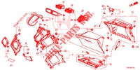 INSTRUMENTEN AFWERKING (COTE DE PASSAGER) (LH) voor Honda CR-V HYBRID 2.0 TOP 5 deuren CVT elektronische versnellingsbak 2019