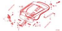 ACHTERKLEP PANEEL(2DE)  voor Honda CR-Z IMA BASE 3 deuren 6-versnellings handgeschakelde versnellingsbak 2012