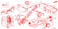 ANTENNE/LUIDSPREKER (LH) voor Honda CR-Z IMA BASE 3 deuren 6-versnellings handgeschakelde versnellingsbak 2012