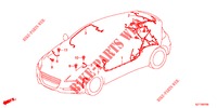 BEDRADINGSBUNDEL (1) (LH) voor Honda CR-Z IMA BASE 3 deuren 6-versnellings handgeschakelde versnellingsbak 2012