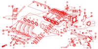 CARBURATEUR ISOLATIE/ INLAAT SPRUITSTUK  voor Honda CR-Z IMA BASE 3 deuren 6-versnellings handgeschakelde versnellingsbak 2012