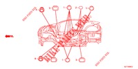 DOORVOERTULLE (INFERIEUR) voor Honda CR-Z IMA BASE 3 deuren 6-versnellings handgeschakelde versnellingsbak 2012