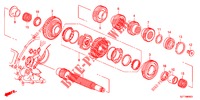 HULPAS  voor Honda CR-Z IMA BASE 3 deuren 6-versnellings handgeschakelde versnellingsbak 2012