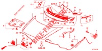 KAP (LH) voor Honda CR-Z IMA BASE 3 deuren 6-versnellings handgeschakelde versnellingsbak 2012