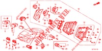 SCHAKELAAR (LH) voor Honda CR-Z IMA BASE 3 deuren 6-versnellings handgeschakelde versnellingsbak 2012