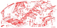 VLOER/BINNEN PANELEN  voor Honda CR-Z IMA BASE 3 deuren 6-versnellings handgeschakelde versnellingsbak 2012