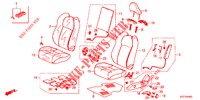 VOOR ZITTING/VEILIGHEIDSRIEMEN (G.) (LH) voor Honda CR-Z IMA BASE 3 deuren 6-versnellings handgeschakelde versnellingsbak 2012
