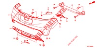 ACHTER BUMPER  voor Honda CR-Z IMA THIS IS 3 deuren 6-versnellings handgeschakelde versnellingsbak 2012