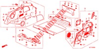 ACHTER ZIJDE VOERING(2DE)  voor Honda CR-Z IMA THIS IS 3 deuren 6-versnellings handgeschakelde versnellingsbak 2012