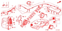 ANTENNE/LUIDSPREKER (LH) voor Honda CR-Z IMA THIS IS 3 deuren 6-versnellings handgeschakelde versnellingsbak 2012