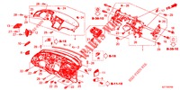 INSTRUMENTEN PANEEL BOVEN (LH) voor Honda CR-Z IMA THIS IS 3 deuren 6-versnellings handgeschakelde versnellingsbak 2012