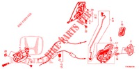 ACHTER PORTIER SLOTEN/BUITEN HENDEL  voor Honda HR-V 1.5 EXCLUSIVE 5 deuren CVT versnellingsbak 2016