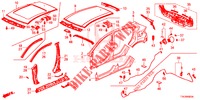 BUITEN PANELEN/ACHTER PANEEL  voor Honda HR-V 1.5 EXCLUSIVE 5 deuren CVT versnellingsbak 2016