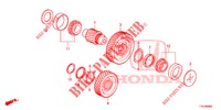 COUNTER SHAFT voor Honda HR-V 1.5 EXCLUSIVE 5 deuren CVT versnellingsbak 2016