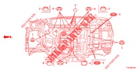 DOORVOERTULLE (INFERIEUR) voor Honda HR-V 1.5 EXCLUSIVE 5 deuren CVT versnellingsbak 2016