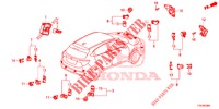 PARKEERSENSOR  voor Honda HR-V 1.5 EXCLUSIVE 5 deuren CVT versnellingsbak 2016