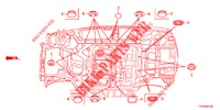 DOORVOERTULLE (INFERIEUR) voor Honda HR-V DIESEL 1.6 EXCLUSIVE 5 deuren 6-versnellings handgeschakelde versnellingsbak 2016