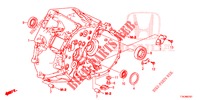 KOPPELING BEHUIZING (DIESEL) voor Honda HR-V DIESEL 1.6 EXCLUSIVE 5 deuren 6-versnellings handgeschakelde versnellingsbak 2016