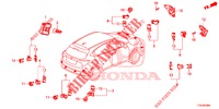 PARKEERSENSOR  voor Honda HR-V DIESEL 1.6 EXCLUSIVE 5 deuren 6-versnellings handgeschakelde versnellingsbak 2016