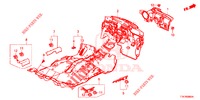 VLOERMAT/ISOLATOR (LH) voor Honda HR-V DIESEL 1.6 EXCLUSIVE 5 deuren 6-versnellings handgeschakelde versnellingsbak 2016