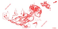 VLOERMAT/ISOLATOR (LH) voor Honda HR-V DIESEL 1.6 EXECUTIVE 5 deuren 6-versnellings handgeschakelde versnellingsbak 2016