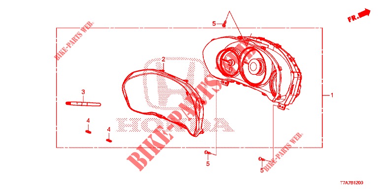 SNELHEIDSMETER (DENSO) voor Honda HR-V DIESEL 1.6 EXECUTIVE 5 deuren 6-versnellings handgeschakelde versnellingsbak 2016