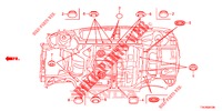 DOORVOERTULLE (INFERIEUR) voor Honda HR-V 1.5 EXECUTIVE 5 deuren 6-versnellings handgeschakelde versnellingsbak 2017