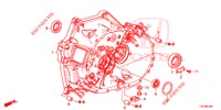 KOPPELING BEHUIZING (1.5L) voor Honda HR-V 1.5 EXECUTIVE 5 deuren 6-versnellings handgeschakelde versnellingsbak 2017