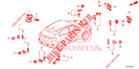 PARKEERSENSOR  voor Honda HR-V 1.5 EXECUTIVE 5 deuren 6-versnellings handgeschakelde versnellingsbak 2017