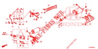 UITLAATPIJP/GELUIDDEMPER (1.5L) voor Honda HR-V 1.5 EXECUTIVE 5 deuren 6-versnellings handgeschakelde versnellingsbak 2017