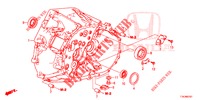 KOPPELING BEHUIZING (DIESEL) voor Honda HR-V DIESEL 1.6 EXECUTIVE 5 deuren 6-versnellings handgeschakelde versnellingsbak 2017