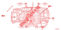 DOORVOERTULLE (INFERIEUR) voor Honda HR-V 1.5 EXCLUSIVE 5 deuren 6-versnellings handgeschakelde versnellingsbak 2018