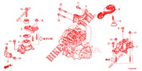 MOTOR BEVESTIGINGEN (1.5L) (MT) voor Honda HR-V 1.5 EXCLUSIVE 5 deuren 6-versnellings handgeschakelde versnellingsbak 2018