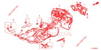 VLOERMAT/ISOLATOR (LH) voor Honda HR-V 1.5 EXCLUSIVE 5 deuren 6-versnellings handgeschakelde versnellingsbak 2018