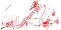 ACHTER PORTIER SLOTEN/BUITEN HENDEL  voor Honda HR-V 1.5 EXECUTIVE 5 deuren CVT versnellingsbak 2018