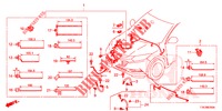 BEDRADINGSBUNDEL (LH) (1) voor Honda HR-V DIESEL 1.6 COMFORT 5 deuren 6-versnellings handgeschakelde versnellingsbak 2018