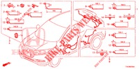 BEDRADINGSBUNDEL (LH) (6) voor Honda HR-V DIESEL 1.6 EXCLUSIVE 5 deuren 6-versnellings handgeschakelde versnellingsbak 2018