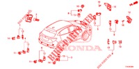 PARKEERSENSOR  voor Honda HR-V DIESEL 1.6 EXCLUSIVE 5 deuren 6-versnellings handgeschakelde versnellingsbak 2018