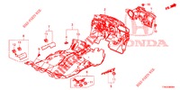 VLOERMAT/ISOLATOR (LH) voor Honda HR-V 1.5 SPORT 5 deuren 6-versnellings handgeschakelde versnellingsbak 2019