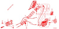 ACHTER PORTIER SLOTEN/BUITEN HENDEL  voor Honda HR-V DIESEL 1.6 COMFORT 5 deuren 6-versnellings handgeschakelde versnellingsbak 2019