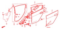 ACHTER PORTIER PANEEL(4DE)  voor Honda INSIGHT 1.3 IMA COMFORT 5 deuren CVT versnellingsbak 2010